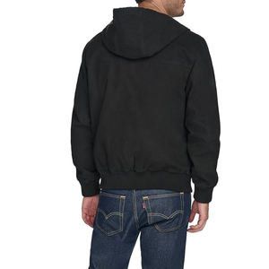 Sweat-shirt à capuche ample pour homme, doublé en tissu éponge, écologique, à manches longues, col montant et imprimé numérique, collection Printemps-Automne - Product Image 4