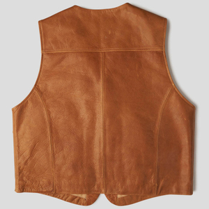 Nuevo Precio al por Mayor, Chaleco de Cuero de Alta Calidad Super Rider, Chaleco de Motociclista de Cuero para Hombre, Transpirable - Product Image 2
