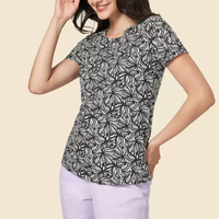 T-shirt décontracté à manches courtes pour femme, de haute qualité, avec impression de logo personnalisé, respirant, pour la saison hivernale, sublimation
