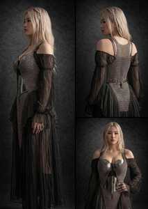 CALVIN HANDICRAFT Handmade Elven Chainmail Armor Dress, Fantasy Steel Cuirass Corset, Warrior Cosplay - Product Image 3