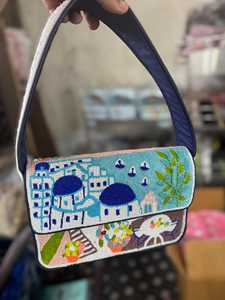Nueva Colección de Bolsos de Mensajero Estilo Bohemio Indio para Mujer, Hechos a Mano, con Cuentas, de Lino, Impermeables y Ecológicos - Product Image 6