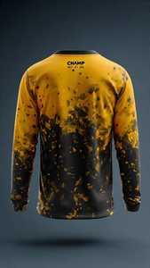 เสื้อเจอร์ซีย์แบบซับลิเมชั่นสั่งทำพิเศษ แขนยาว ทรงปกติ ผลิตจากโพลีเอสเตอร์ 100% สำหรับการแข่งขันและฝึกซ้อม ระบายอากาศได้ดี เหมาะสำหรับผู้ใหญ่ - Product Image 5