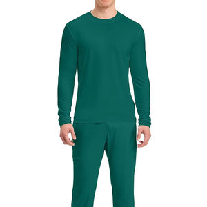 <b>Scrub</b> Undershirts Cotton Blend Shirts for Medical Staff Comfortable Work Uniform Use - Product Image 3