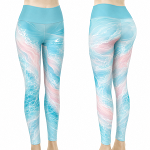 Full Length <b>Leggings</b> Sublimation Print Stretch Breathable Quick Dry Compression UV Protection Sporty Women's Yoga - Product Image 3