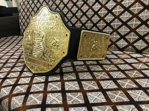 เข็มขัดแชมป์ MMA รุ่นไลท์เวท Big Gold - สีและโลโก้ปรับแต่งได้ เอวสูง 1 ชิ้น - Product Image 2
