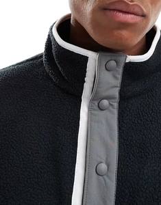 Vestes en polaire Sherpa camouflage en polyester recyclé, coupe classique, avec poches poitrine et poches zippées sur les manches, pour hommes, vente en gros - Product Image 6