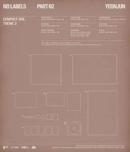 TXT YEONJUN NO LABELS : PARTIE 02 (Version Compacte) CD musical K-Pop (version coréenne en plastique et papier) pour tous les âges BW-154 - Product Image 4
