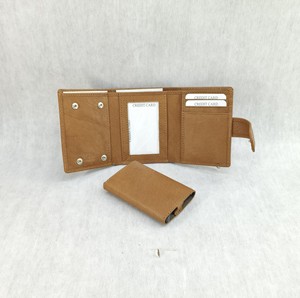 Indian Exporter Genuine Leather Card <b>Holders</b> Metal Men's <b>Wallets</b> Pop-up RFID Coin Zipper Pocket Low Cost Wholesale Gifting Boxes - Product Image 6