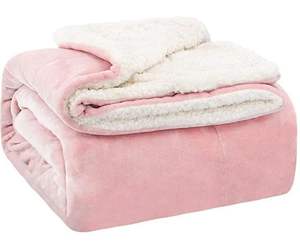 Manta Ultra Suave para Cama Individual, Uso en Invierno, Reversible, 500GSM, 55x90 Pulgadas, Gruesa, Cálida y Acogedora, de Microfibra - Product Image 1