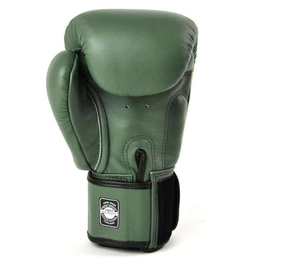 Gants de boxe Muay Thai sur mesure pour jumeaux, en cuir de vachette véritable, avec fermeture auto-agrippante, durables, pour l'entraînement et le sparring. - Product Image 4