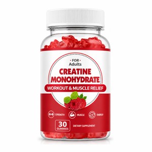 Gomitas de Creatina Monohidrato para el Crecimiento Muscular, la Recuperación Post-Entrenamiento y el Rendimiento Atlético, Gomitas con Delicioso Sabor a Frutas - Product Image 1