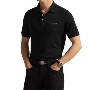 Chemise pour homme en jersey de coton respirant et doux, à manches courtes, classique, séchage rapide, pour usage quotidien, marque privée OEM - Product Image 1