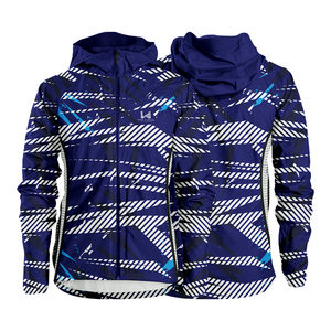 Chaqueta cortavientos con capucha para hombre, ligera, de poliéster, para primavera, informal, con cierre de cremallera. - Product Image 5