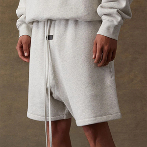 Pantalones Cortos de Felpa de Algodón de Alta Calidad para Hombre, Suaves, Transpirables, Casuales, para Gimnasio, Verano - Product Image 2