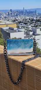 กระเป๋าเรซิ่นใส Clear Ocean Resin Purse กระเป๋าใสสำหรับคอนเสิร์ต แฟชั่นสไตล์เซิร์ฟ กระเป๋าทำมือ กระเป๋าสำหรับคอนเสิร์ตและงานเทศกาล - Product Image 2