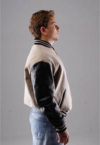 Veste en cuir vintage personnalisée 2026 pour homme, veste de motard, veste d'hiver imperméable, veste de baseball universitaire - Product Image 4