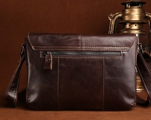 New Men Laptop <b>Bag</b> Genuine Leather <b>Computer</b> Office Shoulder <b>Bag</b> Men S <b>Bag</b> Handbag Crazy Horse Leather Briefcase Tablet Fashion - Product Image 2
