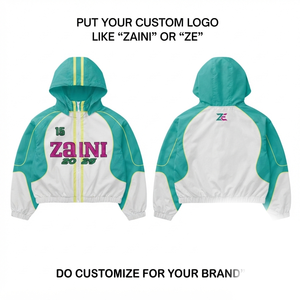 110 GSM Polyester Taslon Windbreaker <b>Jacket</b> Custom Logo Lightweight <b>Waterproof</b> Breathable <b>Winter</b> Men's High Street Style - Product Image 1