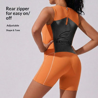Leotardos Brillantes de Spandex de Manga Larga a la Moda para Mujer, Cómodos, Duraderos, Servicio OEM de Alta Calidad, Ropa de Baile de Secado Rápido para Entrenamiento