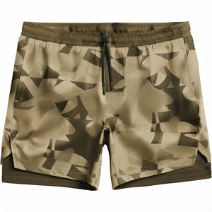 Breathable Eco-Friendly 100% Cotton Men's Sporty Mid Waist Drawstring Closure Board <b>Shorts</b> Plain Dyed <b>Technics</b> High Quality - Product Image 5