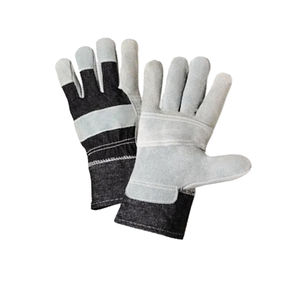 Gants de travail en cuir de vachette industriel, résistants, pour la construction, le jardinage, gants de sécurité durables pour hommes - Product Image 1