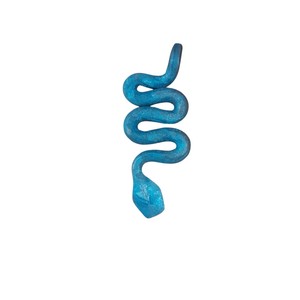 Collar con colgante de serpiente de goma elástica al por mayor, mini figuras, dije de acero martillado antiguo para fiestas, para hombres y mujeres, al mejor precio - Product Image 1