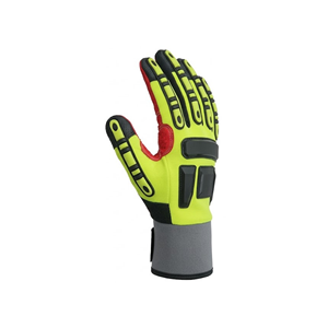 Gants de mécanicien rembourrés à doigts complets pour la manipulation d'outils, avec rembourrage des jointures et de la paume, poignet réglable, logo personnalisé, OEM, ODM, marque privée - Product Image 4
