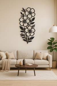 Arte Metálico de Pared para Interiores Minimalistas que Crea un Contraste Audaz y un Impacto Decorativo Moderno - Product Image 3
