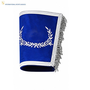 Services OEM Fabrication au Pakistan Vêtements Fraternels Haut de Gamme Manchettes de Régalia Maçonnique Brodés Personnalisés en Velours et Cuir - Product Image 2