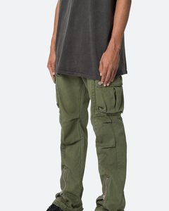 Wholesale Men Custom Streetwear Manufacturer <b>Oversize</b> Adjustable Waist Stacked Polyester Baggy <b>Cargo</b> <b>Pants</b> - Product Image 4