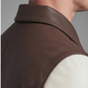 Blouson en cuir de moto pour homme de haute qualité, qualité export, blouson de motard en cuir pour homme, blouson en cuir tendance pour homme, moto - Product Image 5