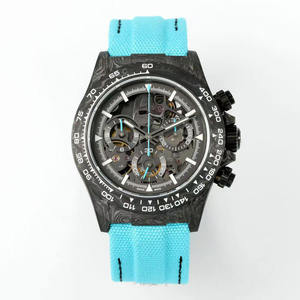 Luxury Vintage Carbon Fiber Skeleton Tourbillon Chronograph Water Resistant 10 Bar Unisex Sports Automatic Mechanical Watch - Product Image 4