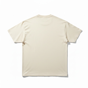 T-shirt long et oversize en polyester tricoté haute densité pour homme, personnalisé pour le streetwear lourd et écologique, avec épaules tombantes - Product Image 1