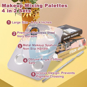 Espátulas y Paletas de Maquillaje de Acero Inoxidable Hechas Profesionalmente, Venta en Línea - Product Image 2