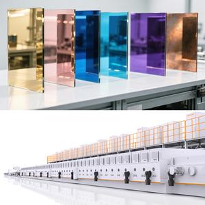 สายการเคลือบกระจกแบบสุญญากาศ PVD ของ HCVAC สำหรับกระจกอะลูมิเนียม กระจกสีเงิน และกระจกสี - Product Image 1