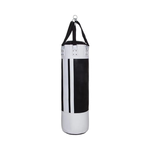 Leather Heavy Punching Bags Durable Cotton Filled <b>Boxing</b> Training Zipper Closure Eco-Friendly Adjustable for Adult Use - Product Image 4