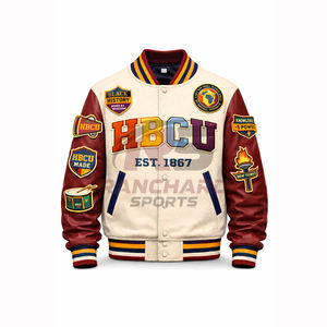 Veste universitaire historiquement liée aux institutions noires – Veste Letterman pour homme avec un design authentique de style universitaire, inspirée des HBCU - Product Image 1