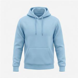 Sweat-shirt à capuche d'hiver personnalisé en gros, en molleton épais de coton, coupe classique, pour hommes, écologique, style streetwear - Product Image 1