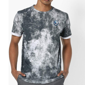 เสื้อยืดผู้ชายเนื้อผ้าคอตตอน 100% น้ำหนักเบา ล้างสีแบบแอซิดวอช ลายพิมพ์นุ่ม ระบายอากาศได้ดี แฟชั่นทันสมัย - Product Image 1