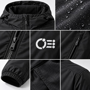 2027 <b>Men's</b> <b>Lightweight</b> Breathable Softshell <b>Jacket</b> Hooded Zip Up Outdoor Windproof <b>Jacket</b> for Hiking Clothing Travel <b>Jacket</b> - Product Image 6