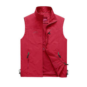 <b>Summer</b> Vest <b>for</b> <b>Men</b> Outdoor Casual Sleeveless <b>Jacket</b> with Zipper Closure Anti-Wrinkle <b>for</b> Photography Fishing <b>Jacket</b> - Product Image 1