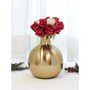 Unique Brass Tabletop <b>Vase</b> <b>Gold</b> Finish Handmade Custom Shape Decorative Flower <b>Vase</b> for Wedding Home Living Area Decor - Product Image 3
