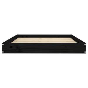 Lit pour chien en bois de pin massif durable, noir, 40,0 x 29,1 x 3,5 pouces, pour animaux de compagnie - Product Image 4