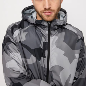 Hard <b>Shell</b> Men's Windbreaker Jacket Waterproof Lightweight Hooded Hiking Breathable Polyester Nylon Windbreaker - Product Image 3