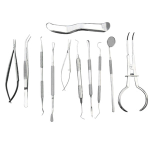 Kit Básico de Instrumentos de Cirugía Dental Oral, Acero Inoxidable, Manual, Ligero, Agarre Ergonómico, Herramientas Quirúrgicas CE Narham Enterprises - Product Image 1