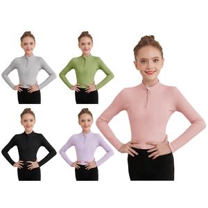 Tops Casuales para Niñas de 3 a 14 Años, Ropa de Baile para Ballet, Gimnasia, Clases de Danza, Calentamiento, Entrenamiento y Actuaciones - Product Image 1