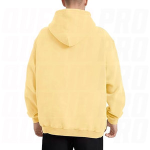 Sudadera con Capucha Oversize para Hombre y Parejas, Estilo Vintage, Lavado Ácido, Gruesa, para Uso Diario, con Bordado y Logotipo OEM - Product Image 2