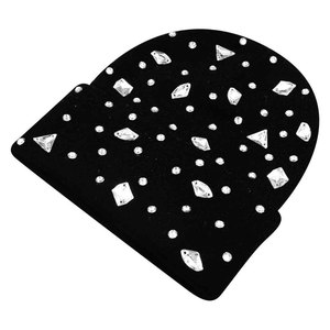 Gorro de Punto Elástico con Pedrería Brillante, Gorro de Moda Unisex Ajustable con Cristales Clásicos - Product Image 6