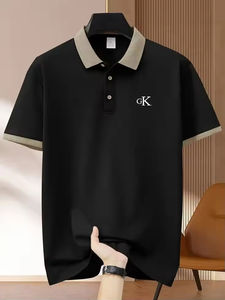 Polo de algodón bordado para hombre de alta calidad, personalizado, OEM - Product Image 5