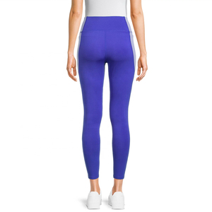 Leggings tricotés mi-taille pour femmes, personnalisables avec logo, sans couture, respirants, pour le fitness, la gym et le yoga, collection été – Qualité supérieure, prix de gros - Product Image 2